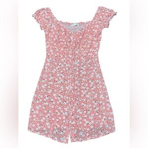Aeropostale Women's Floral Off Shoulder Dress Size S